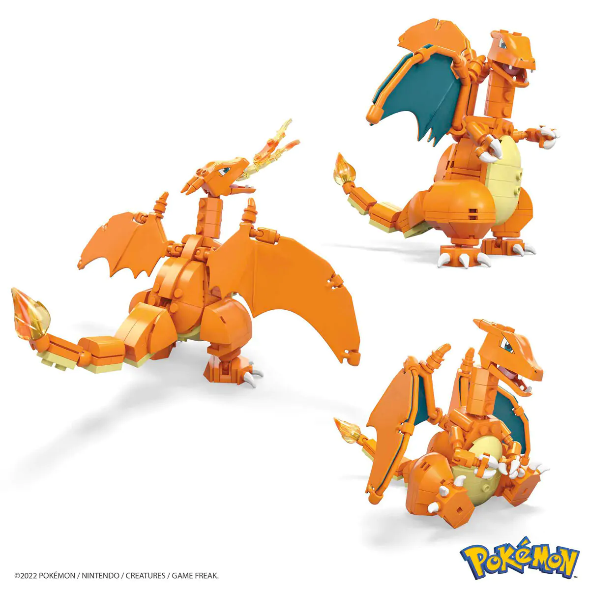 Pokémon Mega Construx Wonder Builders gradbeni set Charizard 10 cm fotografija izdelka