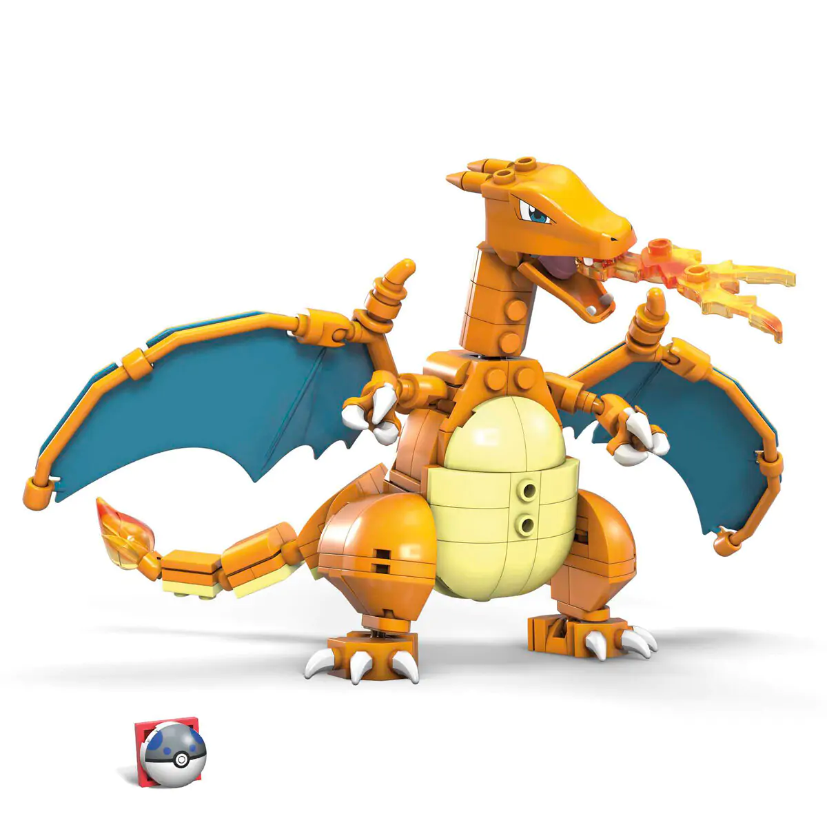 Pokémon Mega Construx Wonder Builders gradbeni set Charizard 10 cm fotografija izdelka