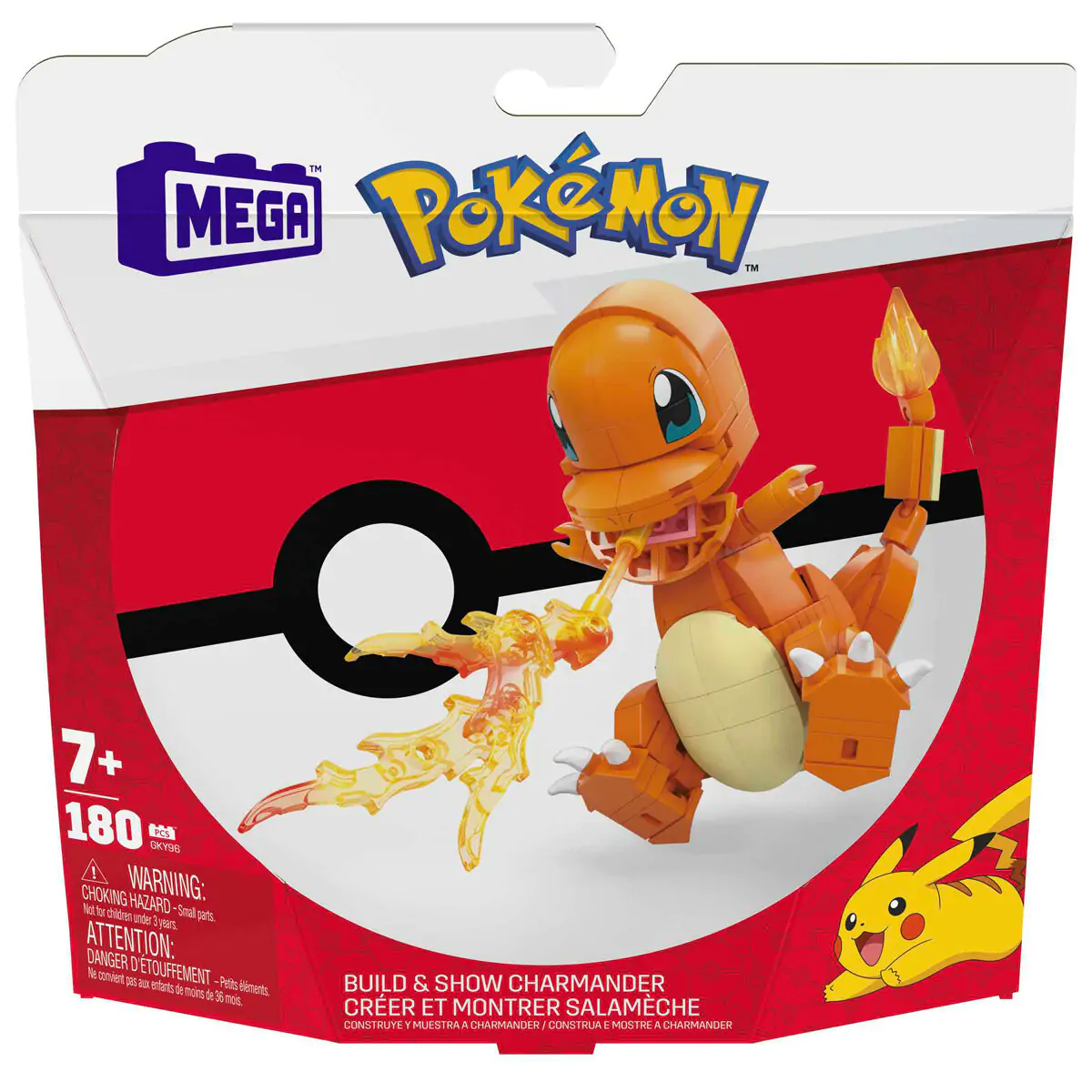 Pokémon Mega Construx Wonder Builders gradbeni set Charmander 10 cm fotografija izdelka