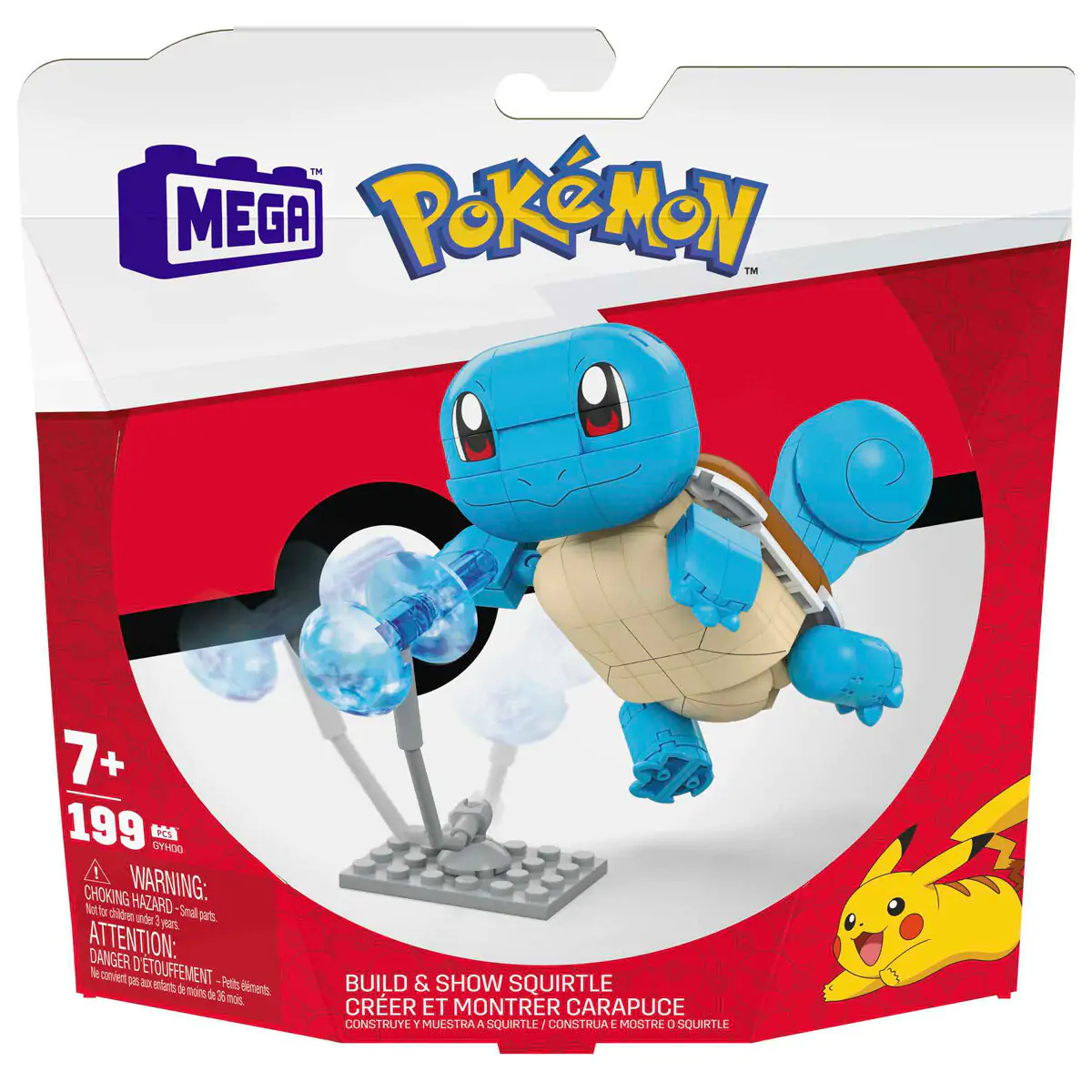 Pokémon Mega Construx Wonder Builders gradbeni set Squirtle 10 cm fotografija izdelka