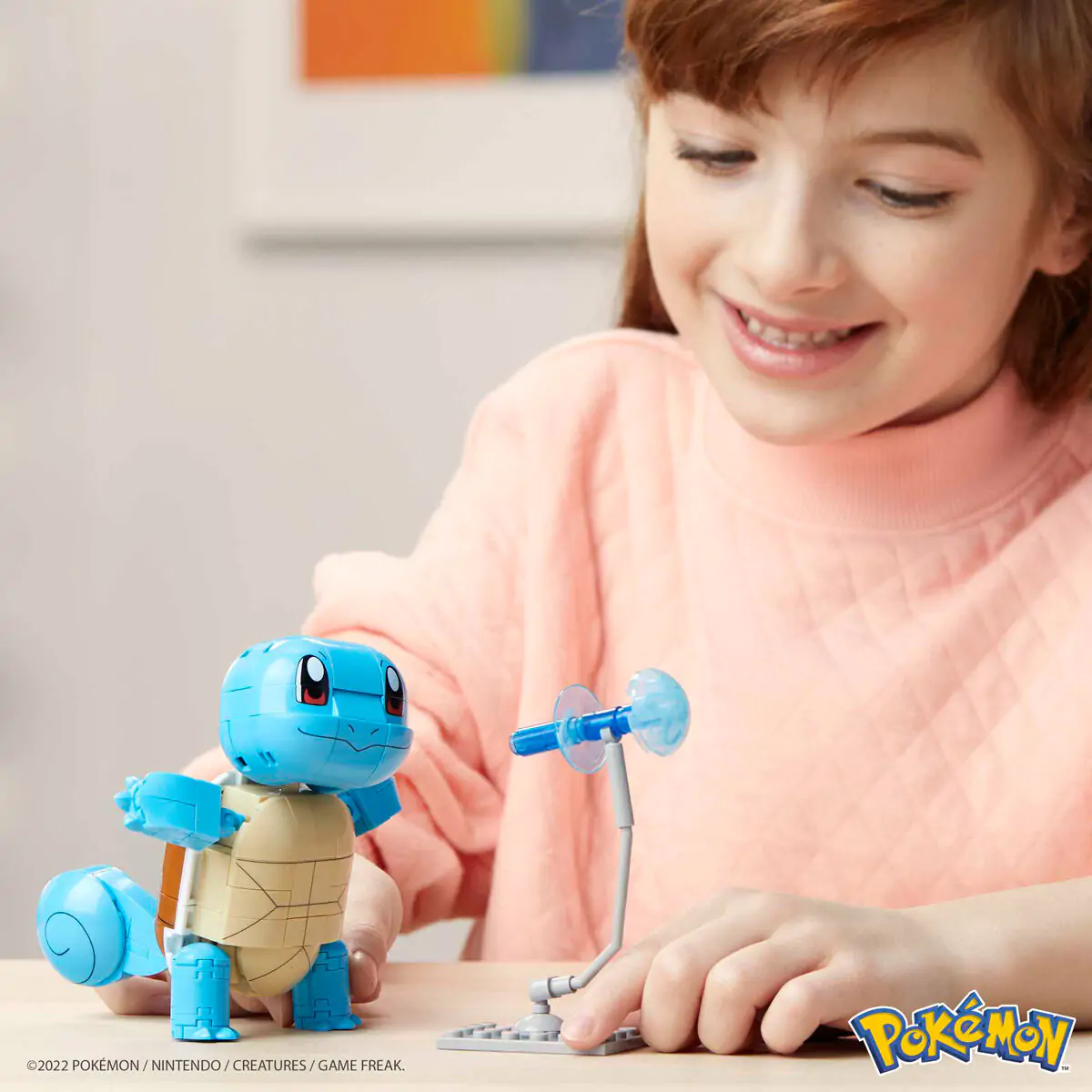 Pokémon Mega Construx Wonder Builders gradbeni set Squirtle 10 cm fotografija izdelka