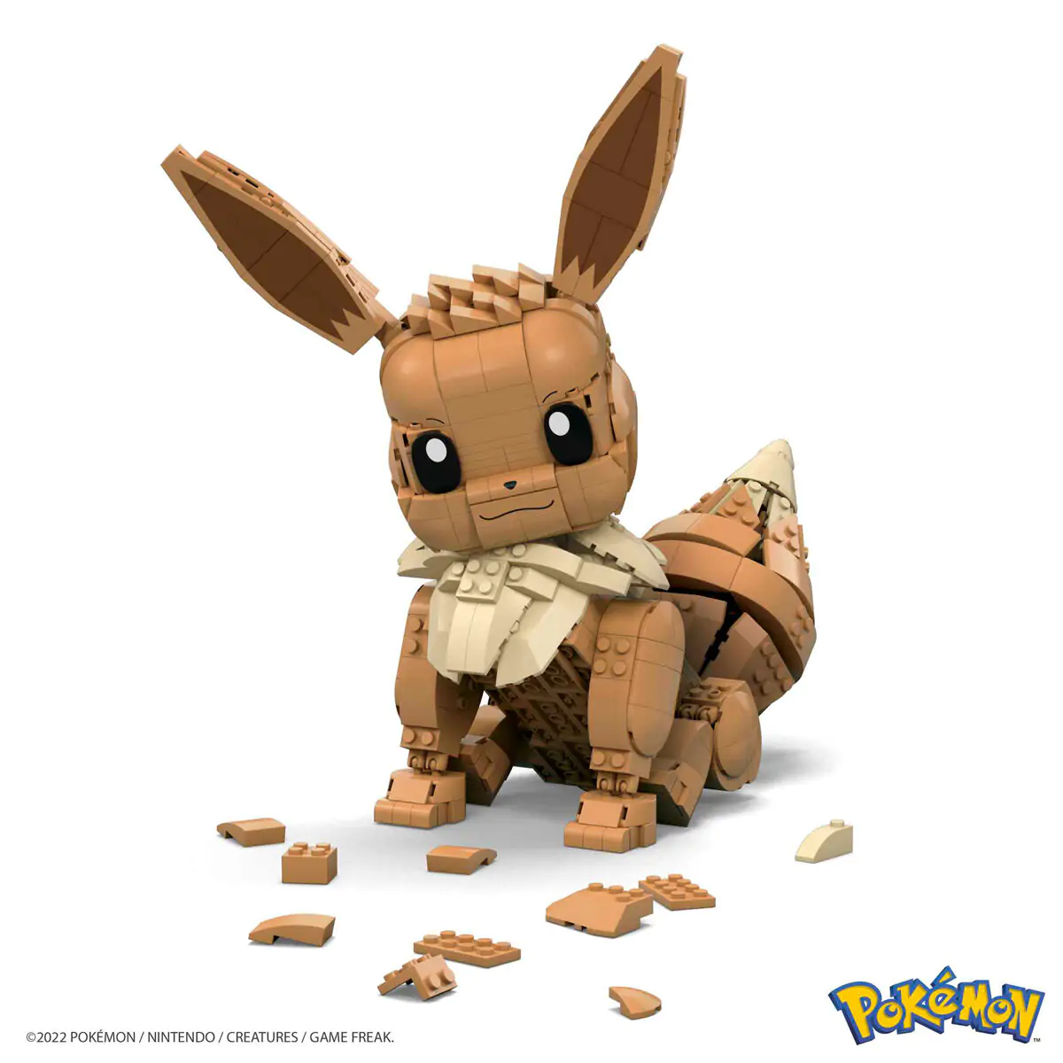 Pokémon Mega Construx Wonder Builders gradbeni set Jumbo Eevee 29 cm fotografija izdelka