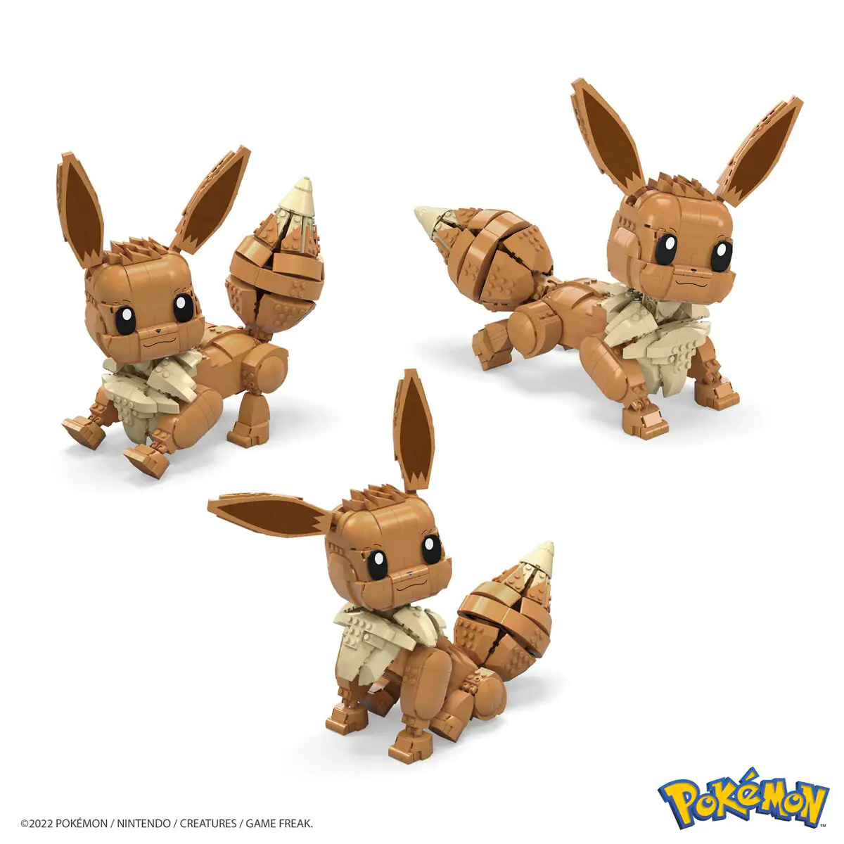 Pokémon Mega Construx Wonder Builders gradbeni set Jumbo Eevee 29 cm fotografija izdelka