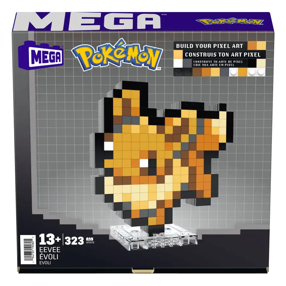 Pokémon MEGA gradbeni set Eevee Pixel Art  fotografija izdelka