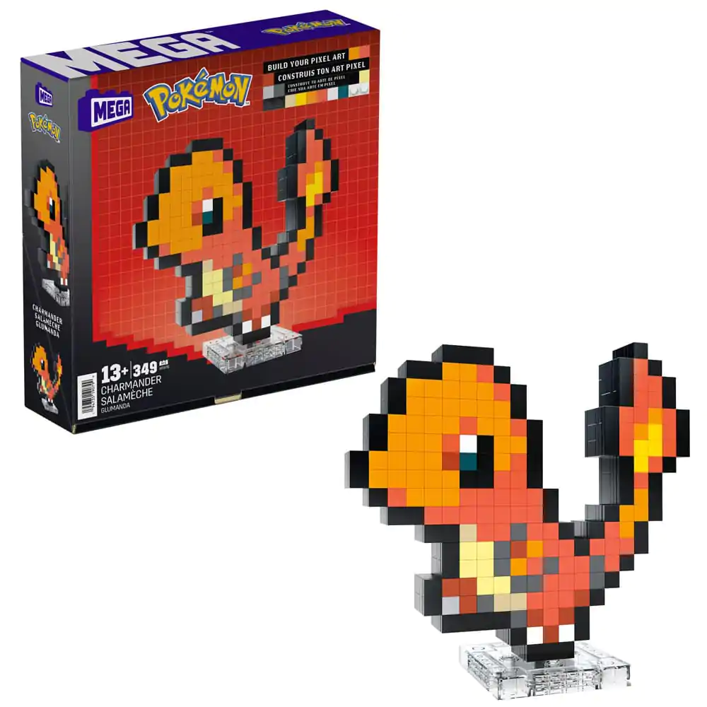 Pokémon MEGA gradbeni set Charmander Pixel Art fotografija izdelka