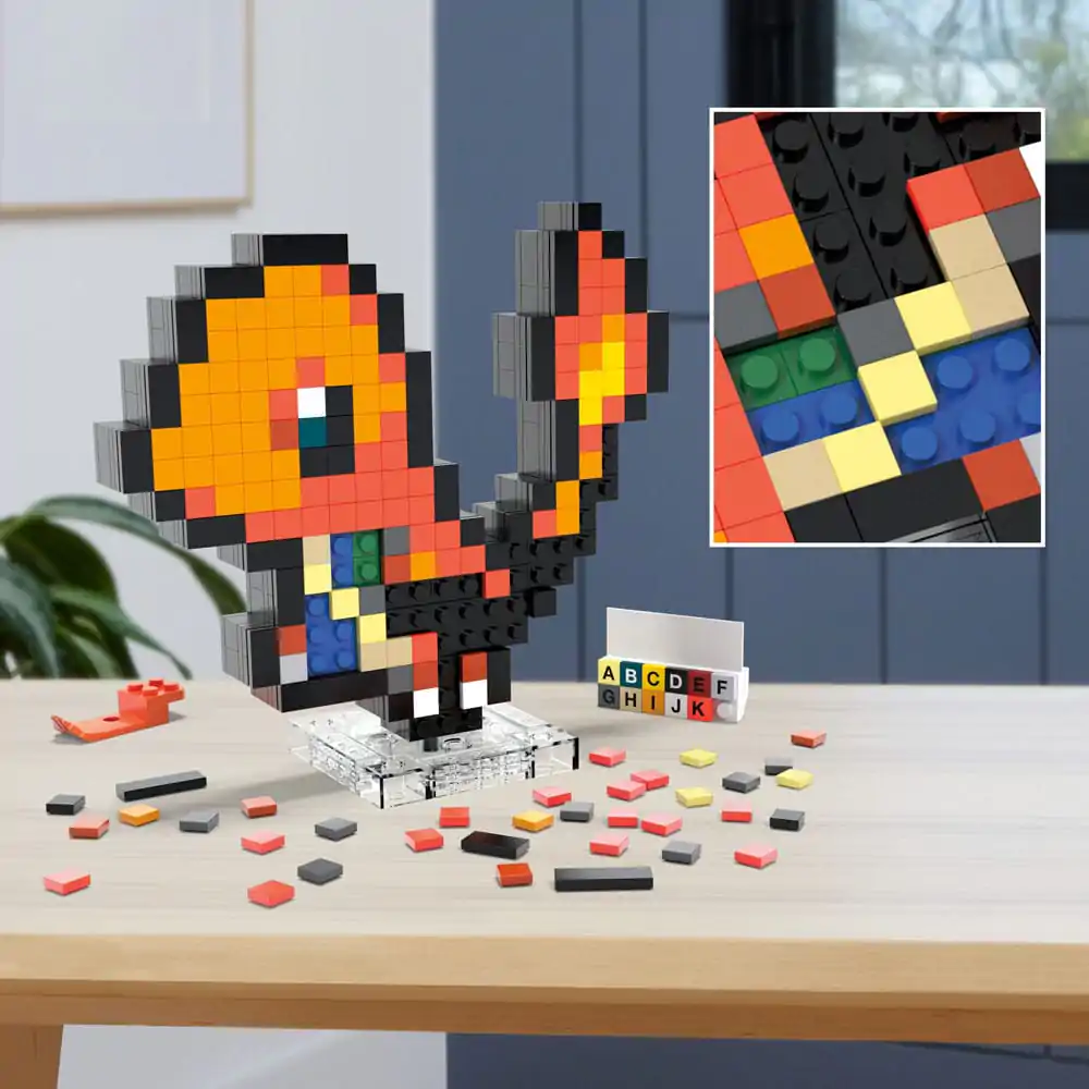 Pokémon MEGA gradbeni set Charmander Pixel Art fotografija izdelka