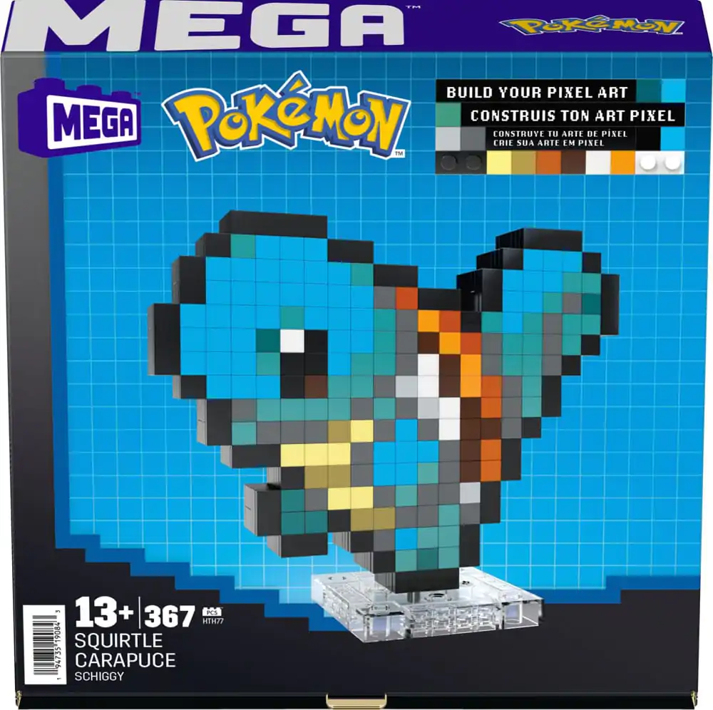 Pokémon MEGA Komplet za sestavljanje Squirtle Pixel Art fotografija izdelka