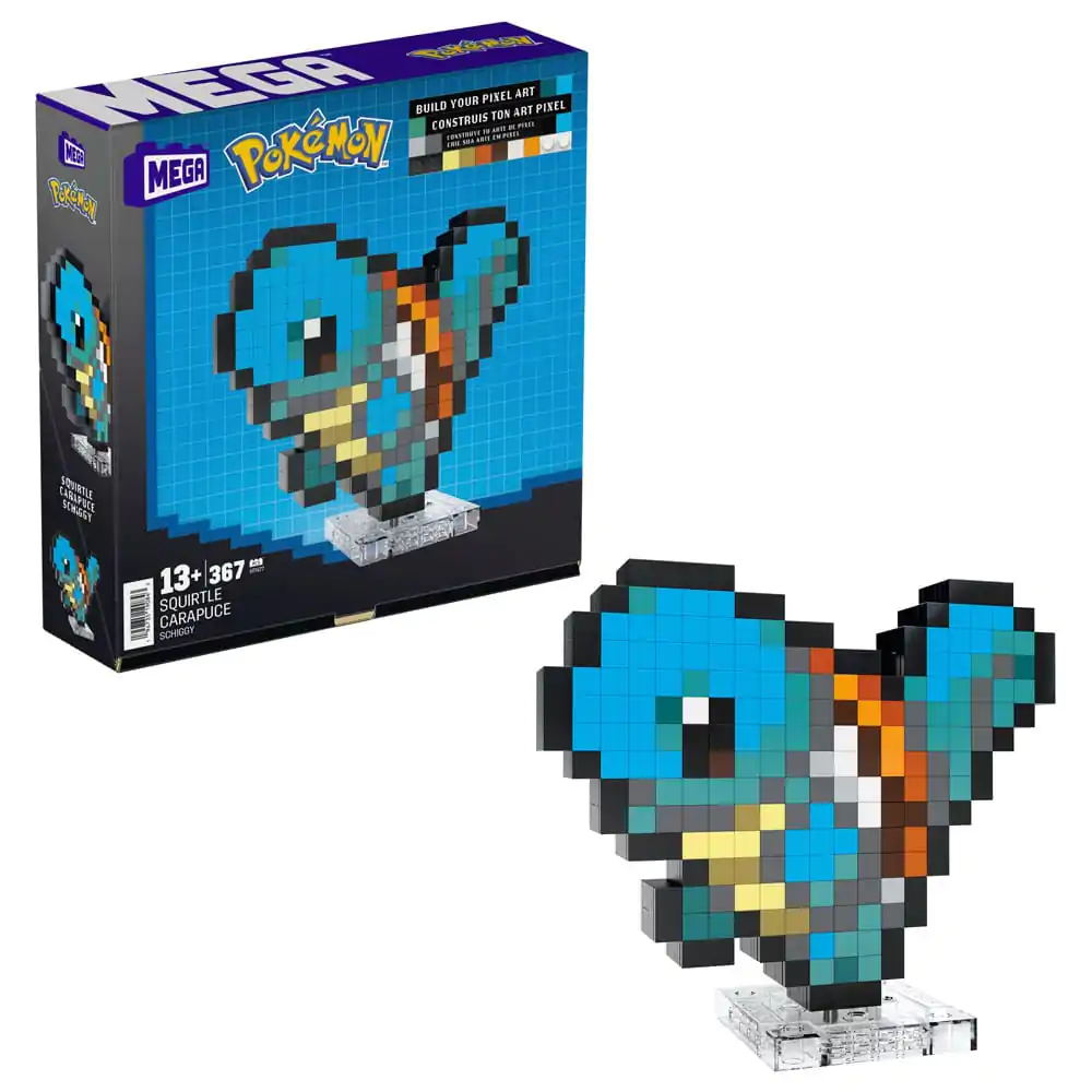 Pokémon MEGA Komplet za sestavljanje Squirtle Pixel Art fotografija izdelka