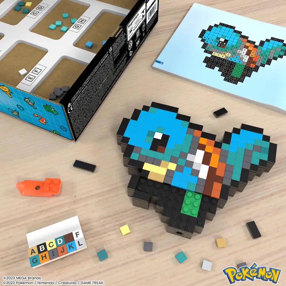 Pokémon MEGA Komplet za sestavljanje Squirtle Pixel Art fotografija izdelka