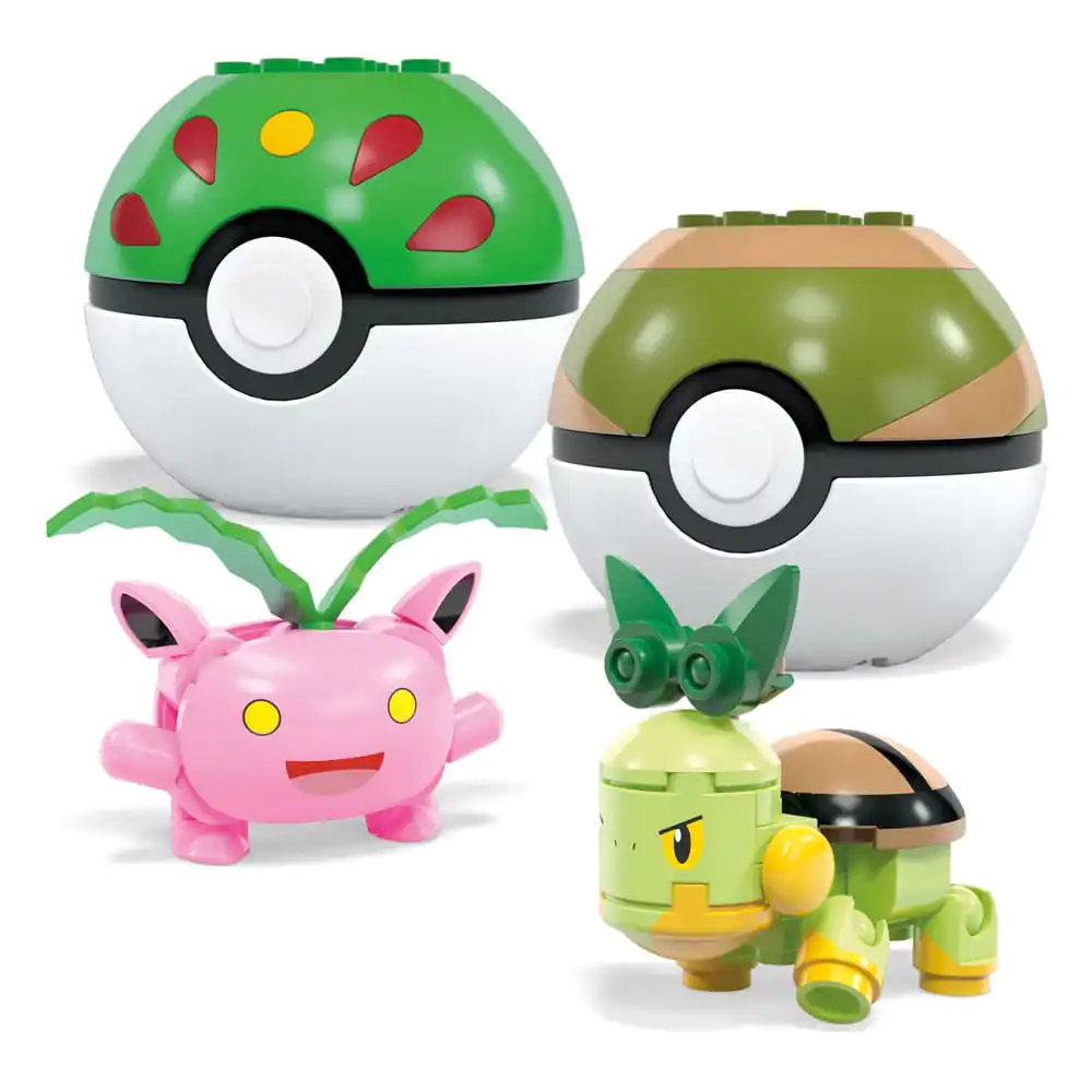 Pokémon MEGA Construction Set Komplet igrač za sestavljanje ekipe trenerjev tipa Grass fotografija izdelka