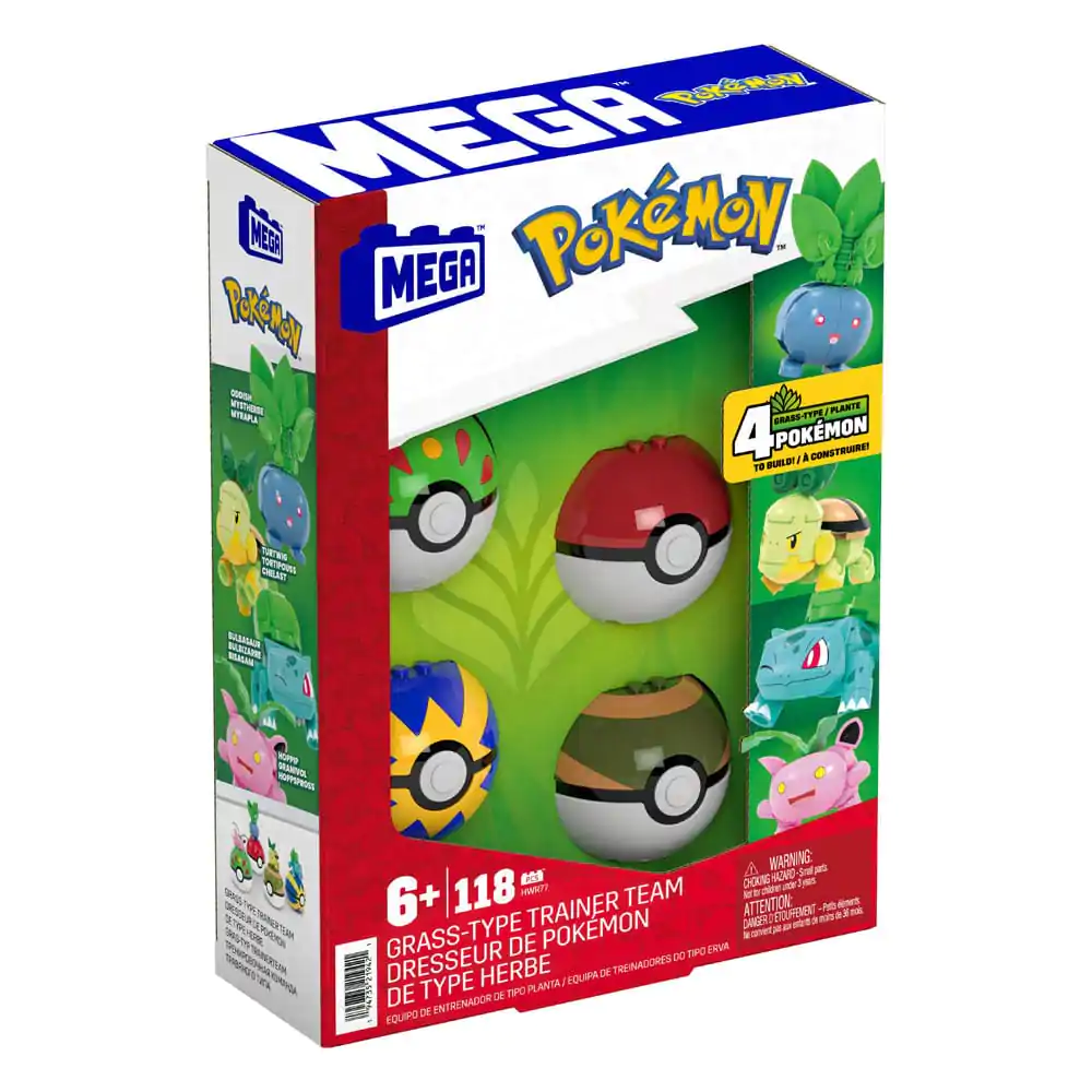 Pokémon MEGA Construction Set Komplet igrač za sestavljanje ekipe trenerjev tipa Grass fotografija izdelka