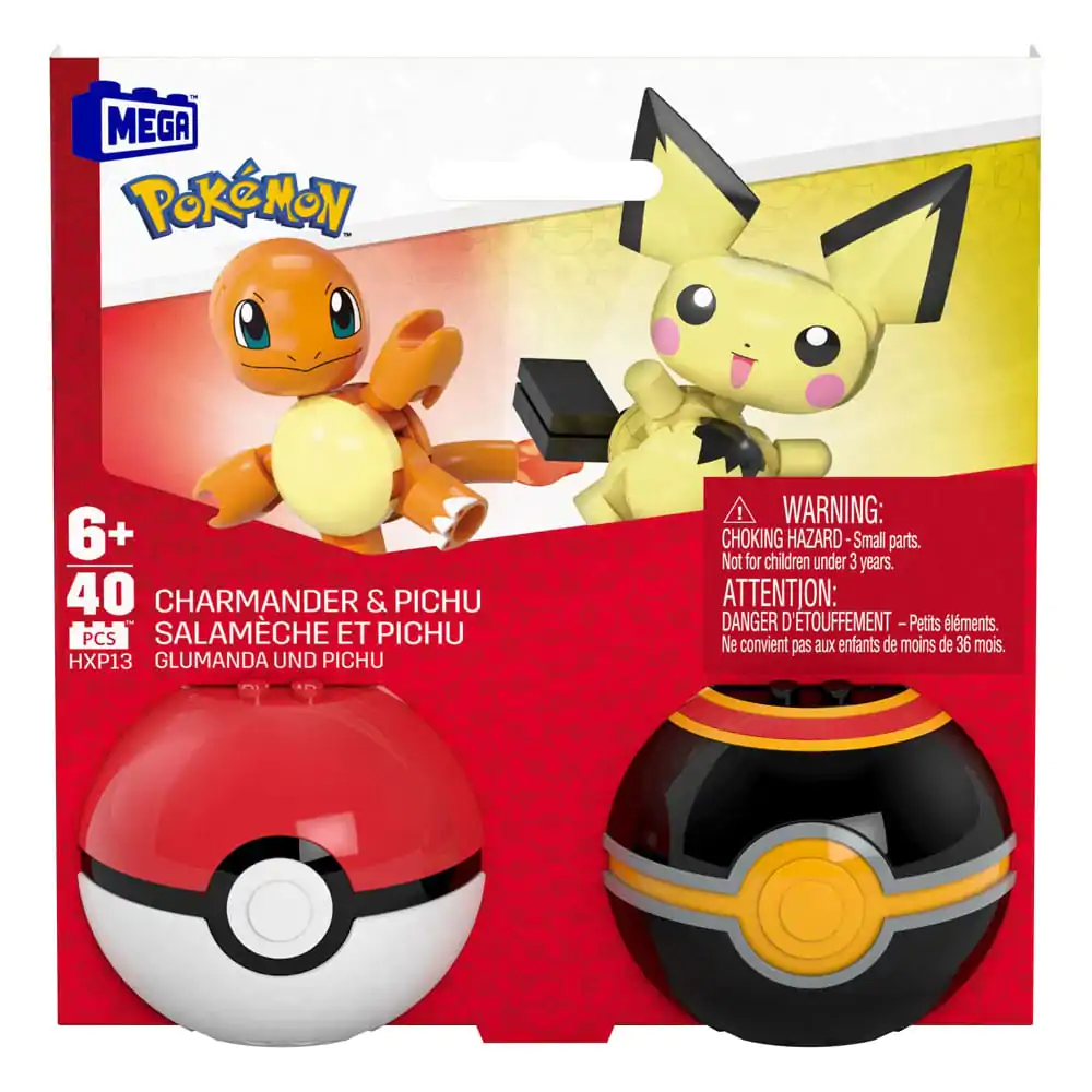 Pokémon MEGA gradbeni set Poké Ball Collection: Charmander & Pichu fotografija izdelka