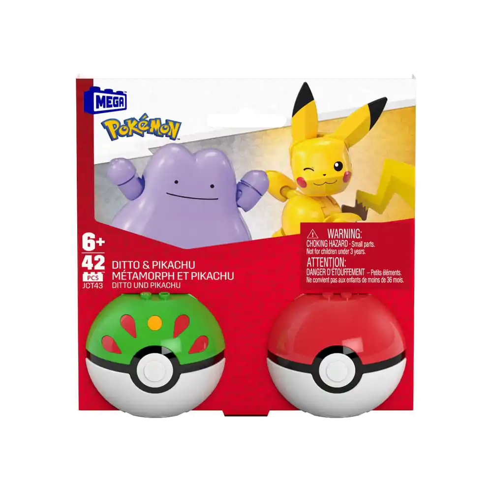 Pokémon MEGA gradbeni set Poké Ball Collection: Pikachu & Ditto fotografija izdelka