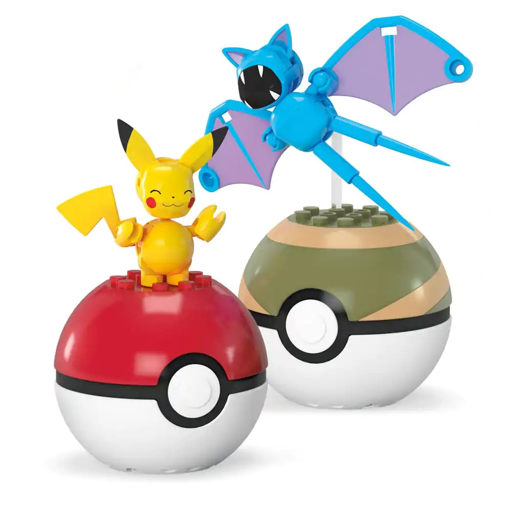 Pokémon MEGA gradbeni set Poké žoga kolekcija: Pikachu & Zubat fotografija izdelka