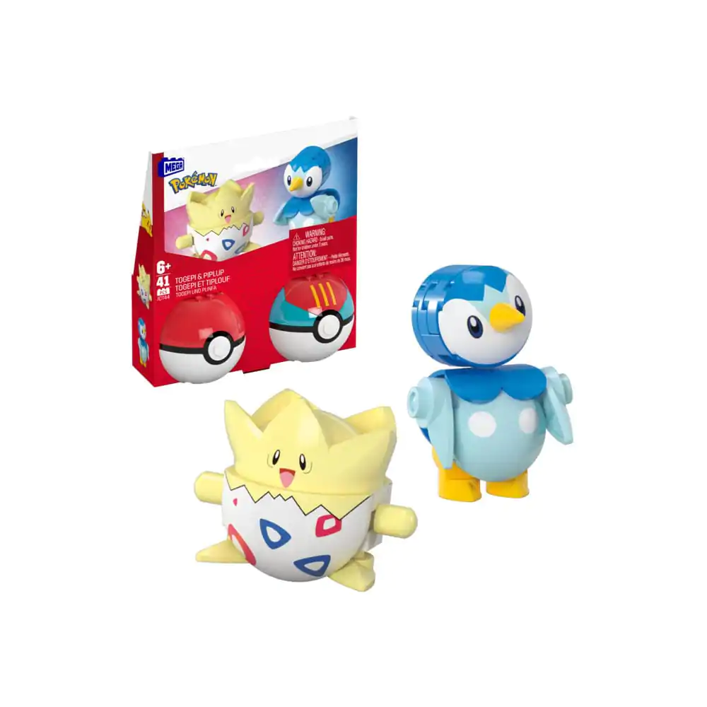 Pokémon MEGA gradbeni set Poké žoga kolekcija: Piplup & Togepi fotografija izdelka