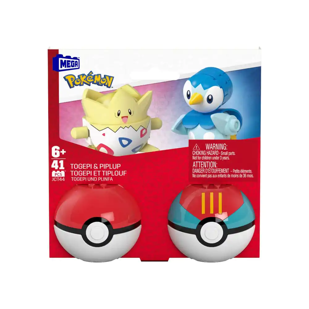 Pokémon MEGA gradbeni set Poké žoga kolekcija: Piplup & Togepi fotografija izdelka