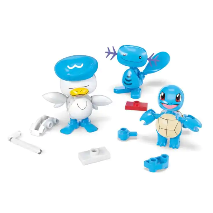 Pokémon MEGA Construction Set Komplet igrač za sestavljanje ekipe trenerjev vodnih tipov fotografija izdelka