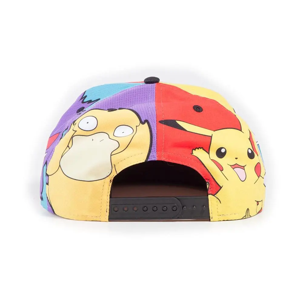 Pokemon Snapback Kapa Multi Pop Art fotografija izdelka