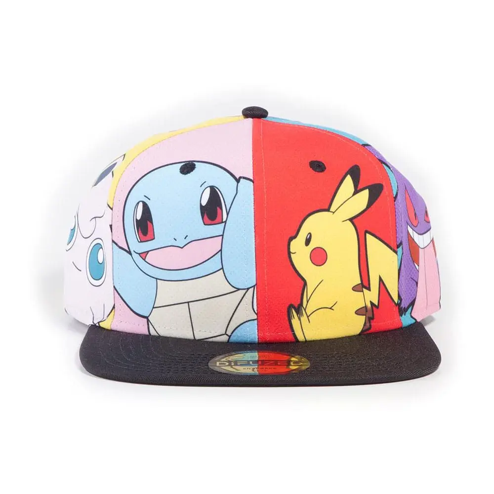 Pokemon Snapback Kapa Multi Pop Art fotografija izdelka