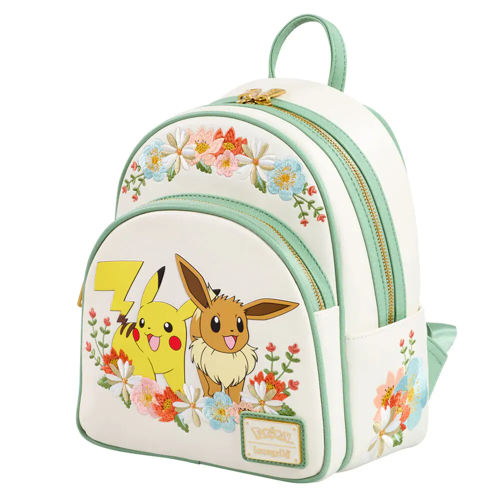 Pokemon Pikachu & Eevee Floral nahrbtnik fotografija izdelka