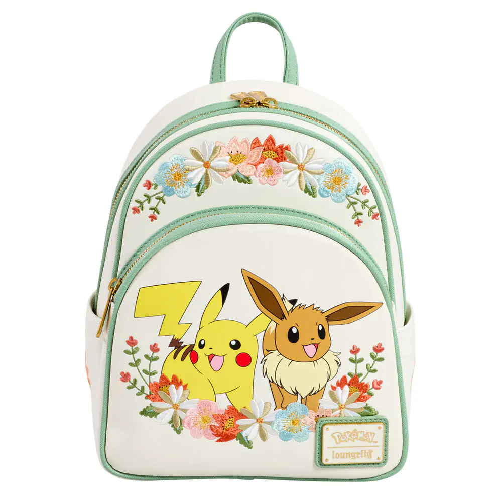 Pokemon Pikachu & Eevee Floral nahrbtnik fotografija izdelka