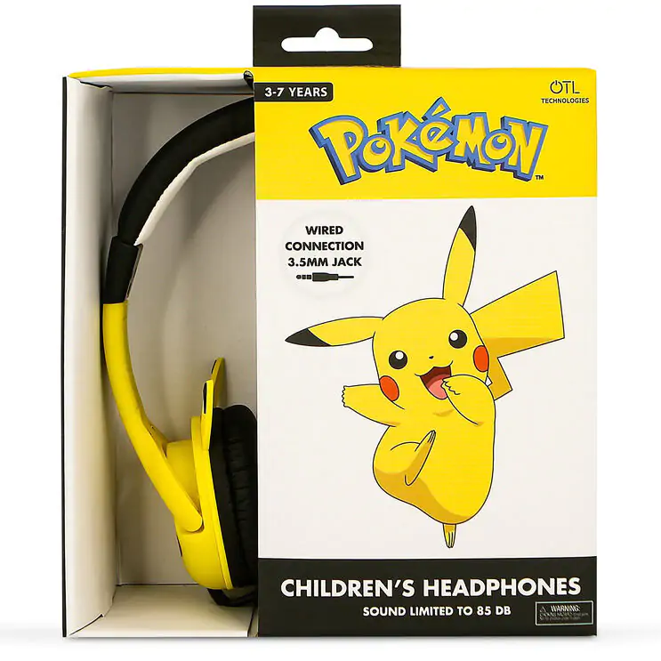 Pokemon Pikachu otroške slušalke fotografija izdelka