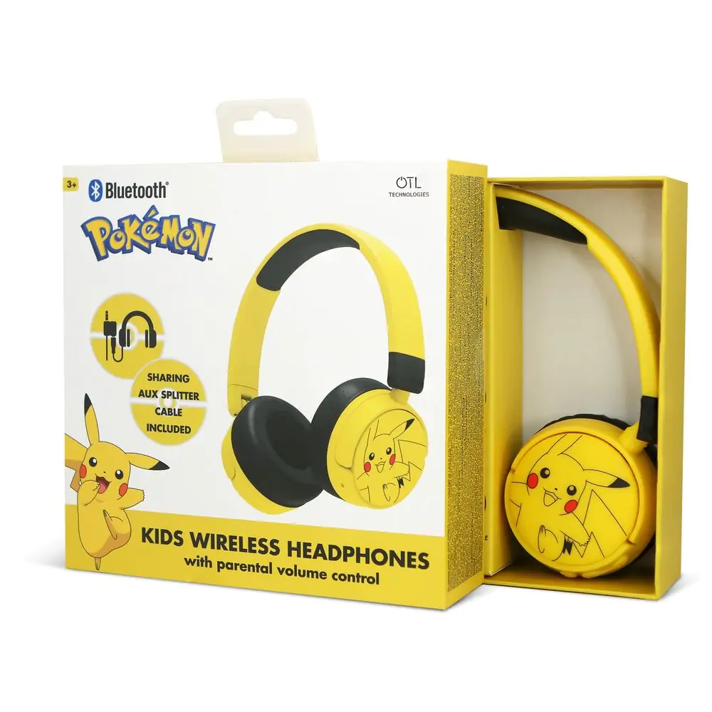 Pokemon Pikachu otroške slušalke fotografija izdelka