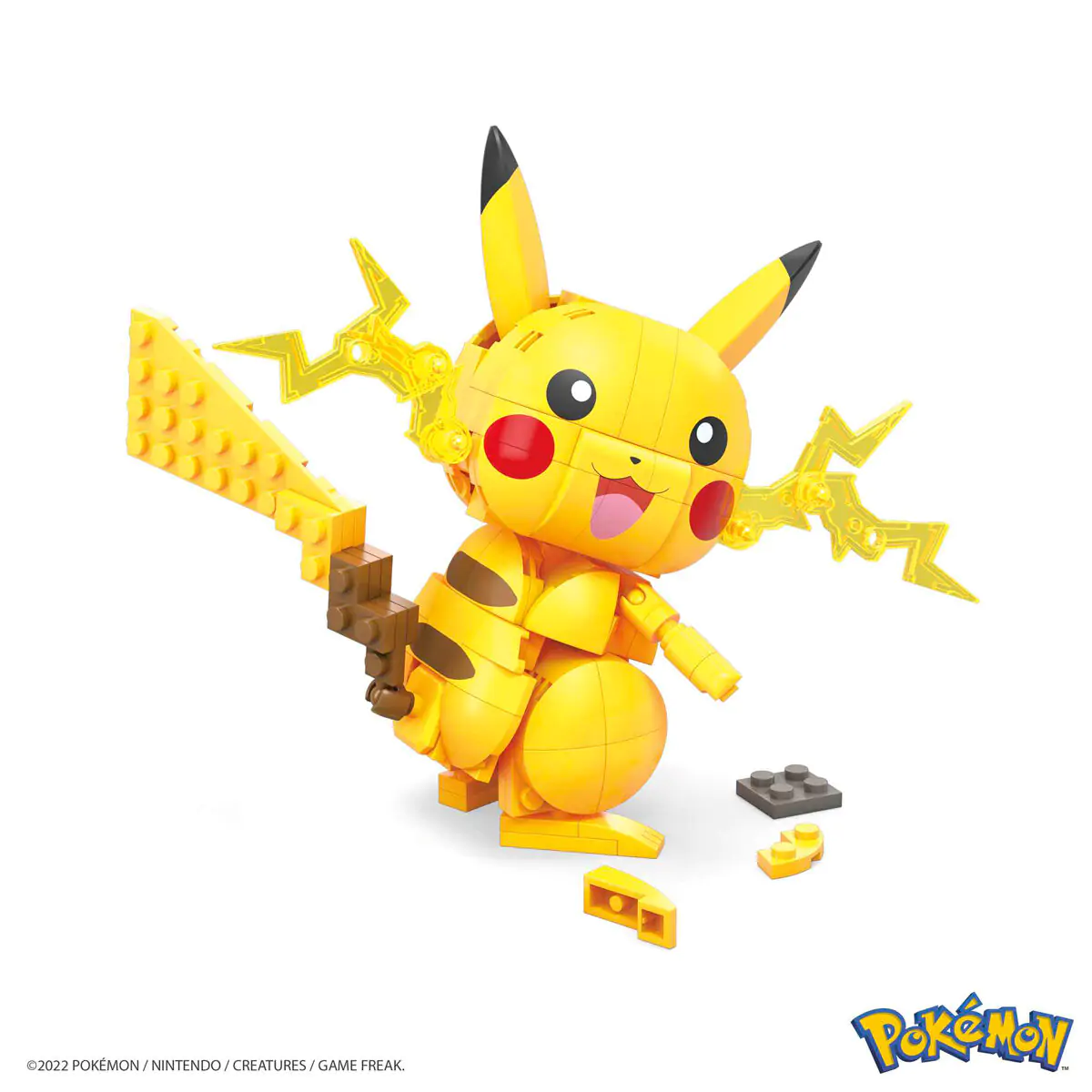 Pokémon Mega Construx Wonder Builders gradbeni set Pikachu 10 cm fotografija izdelka