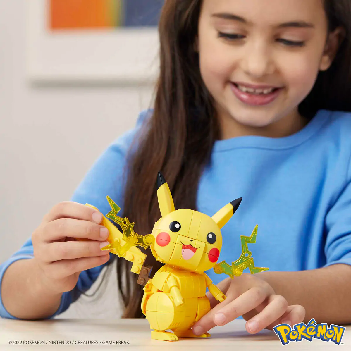 Pokémon Mega Construx Wonder Builders gradbeni set Pikachu 10 cm fotografija izdelka