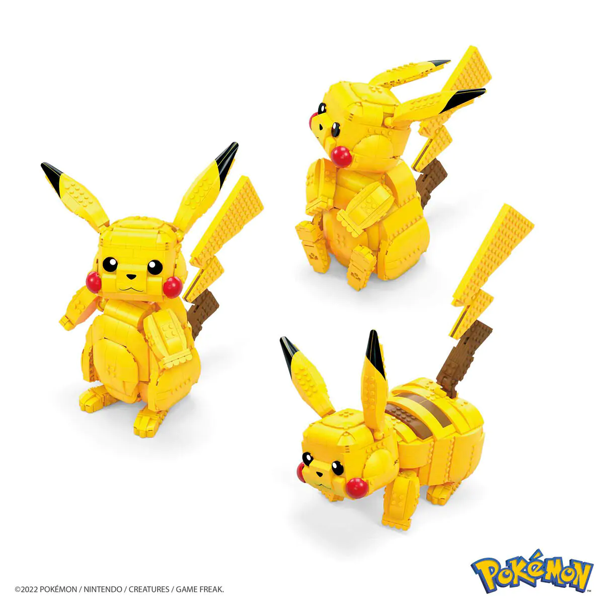 Pokémon Mega Construx Wonder Builders Komplet za sestavljanje Jumbo Pikachu 33 cm fotografija izdelka