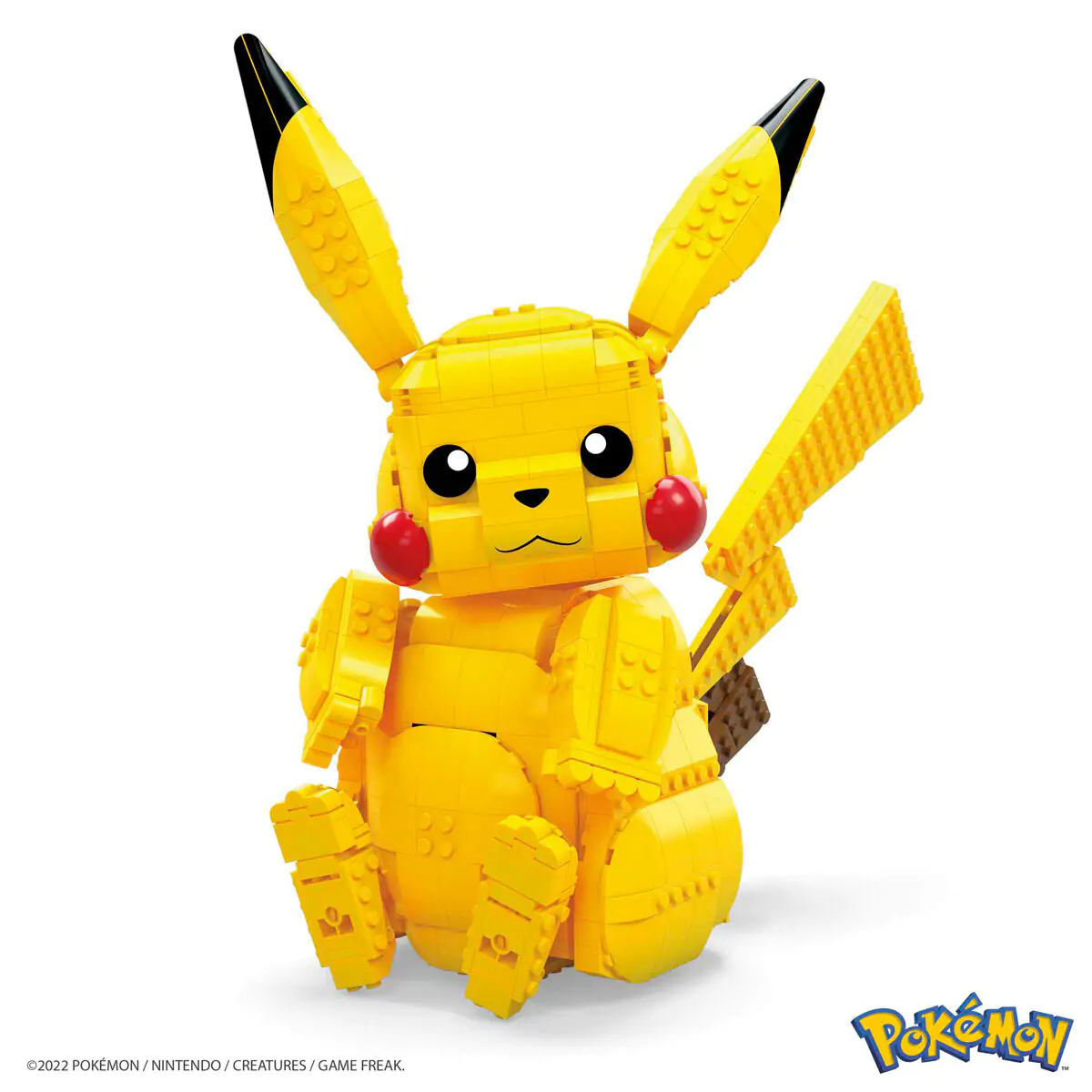 Pokémon Mega Construx Wonder Builders Komplet za sestavljanje Jumbo Pikachu 33 cm fotografija izdelka