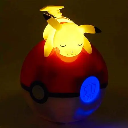 Pokémon Budilka Pokeball z Lučko Pikachu 18 cm fotografija izdelka