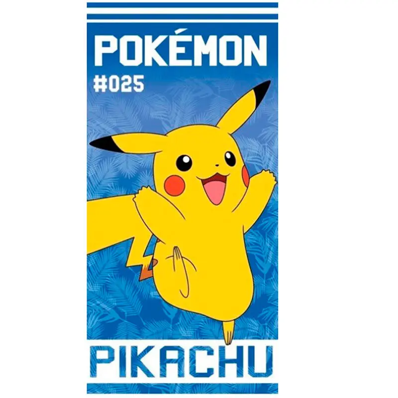 Pokemon Pikachu brisača za plažo bombažna fotografija izdelka