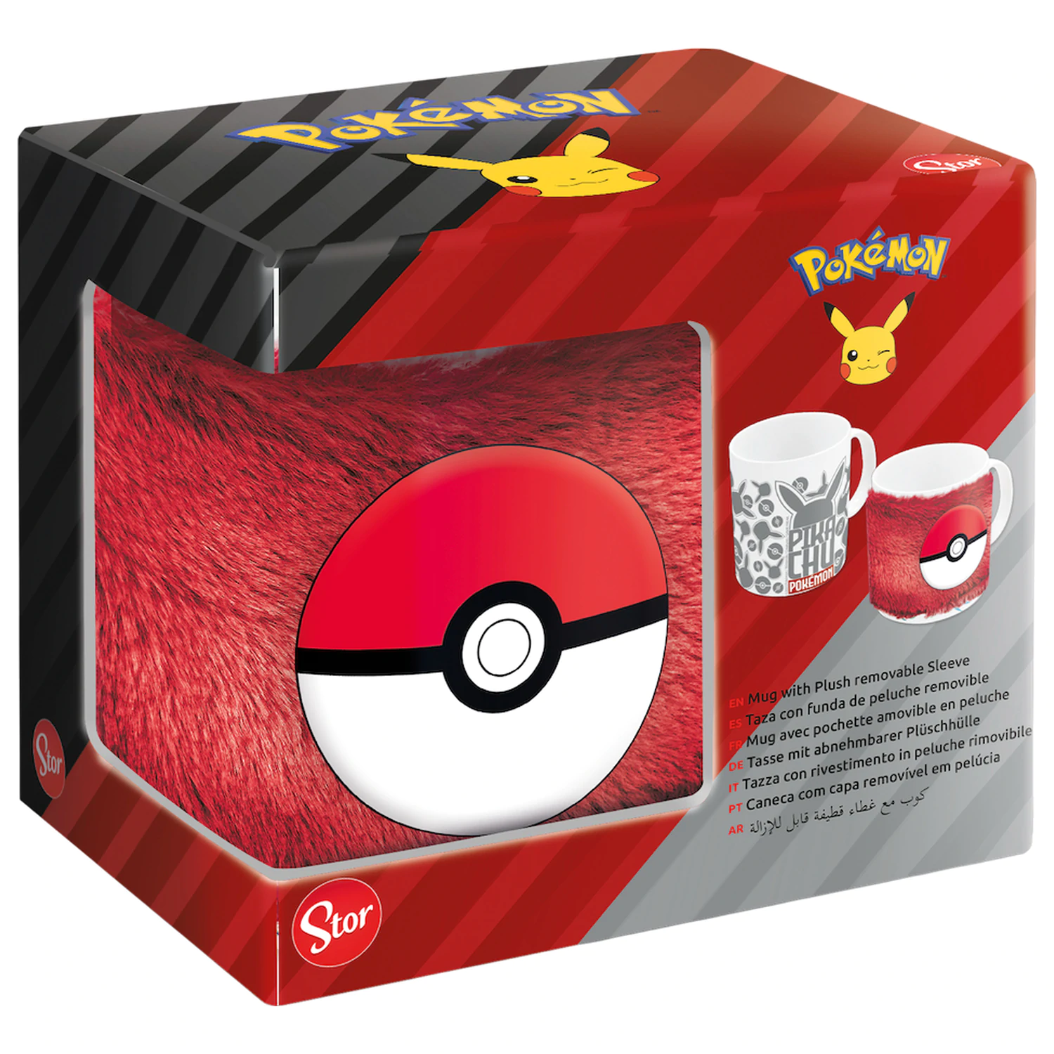 Pokémon Poké Ball Plišast etui za vrč 325 ml fotografija izdelka