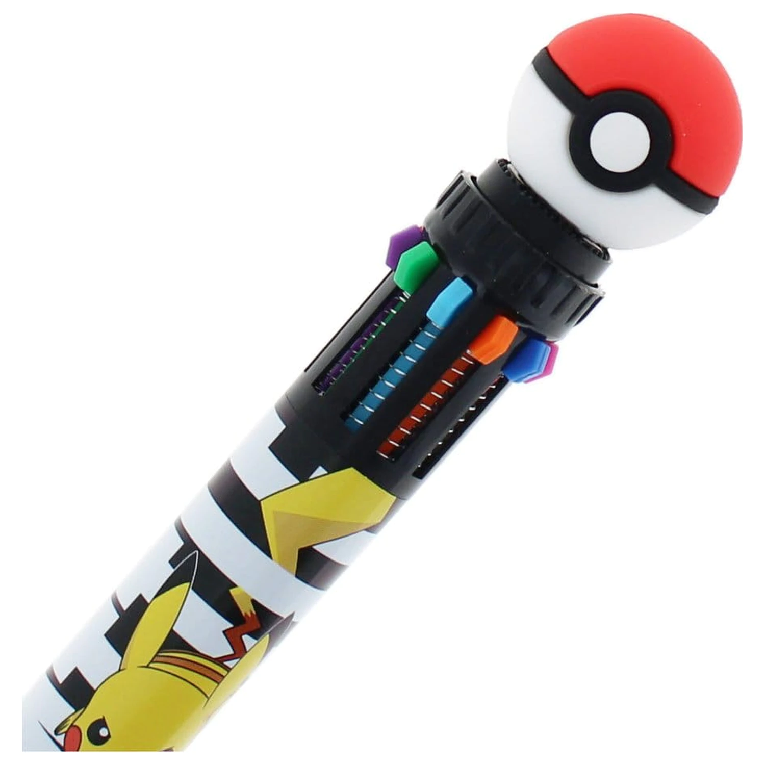 Pokémon večbarvno pisalo vrtljiva Poké žogica fotografija izdelka