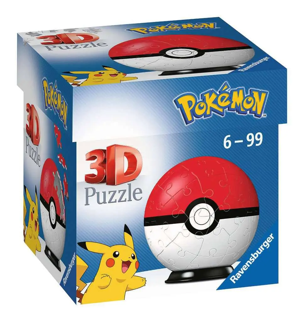 Pokémon 3D sestavljanka Pokéballs: Classic (55 kosov) fotografija izdelka