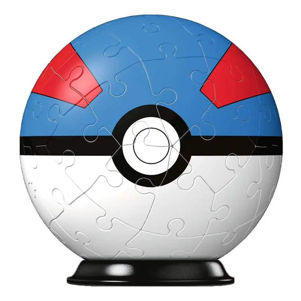 Pokémon 3D sestavljanka Pokéballs: Great Ball (55 kosov) fotografija izdelka