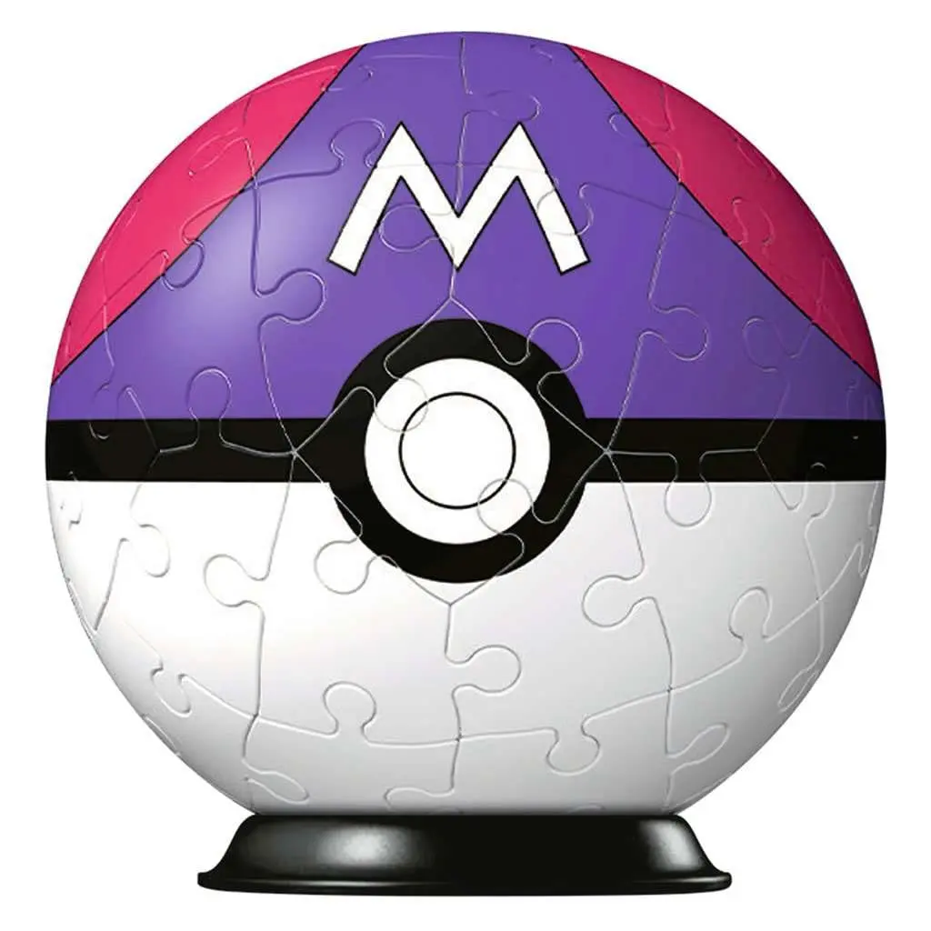 Pokémon 3D sestavljanka Pokéballs: Master Ball (54 kosov) fotografija izdelka