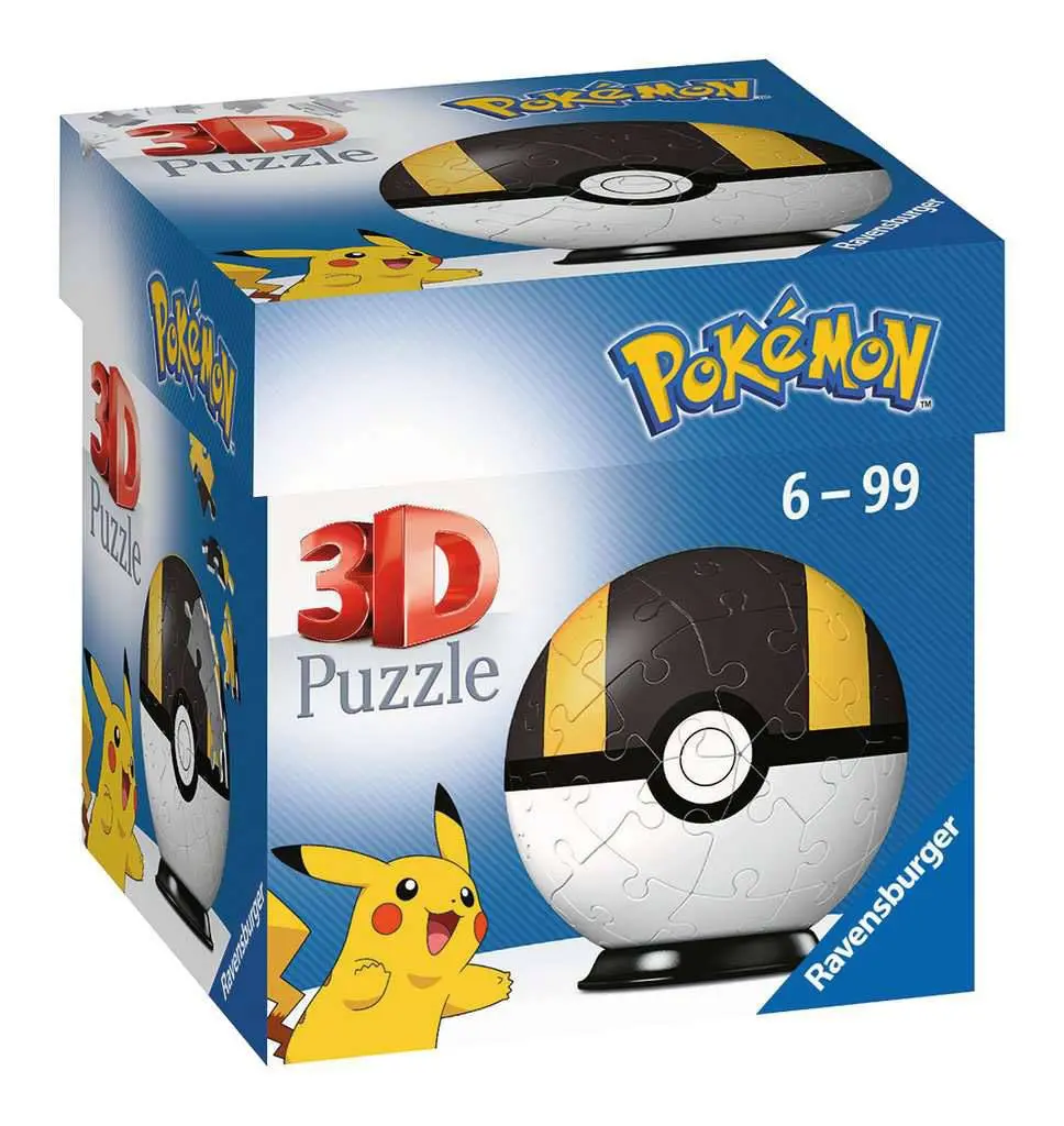Pokémon 3D sestavljanka Pokéballs: Ultra Ball (54 kosov) fotografija izdelka