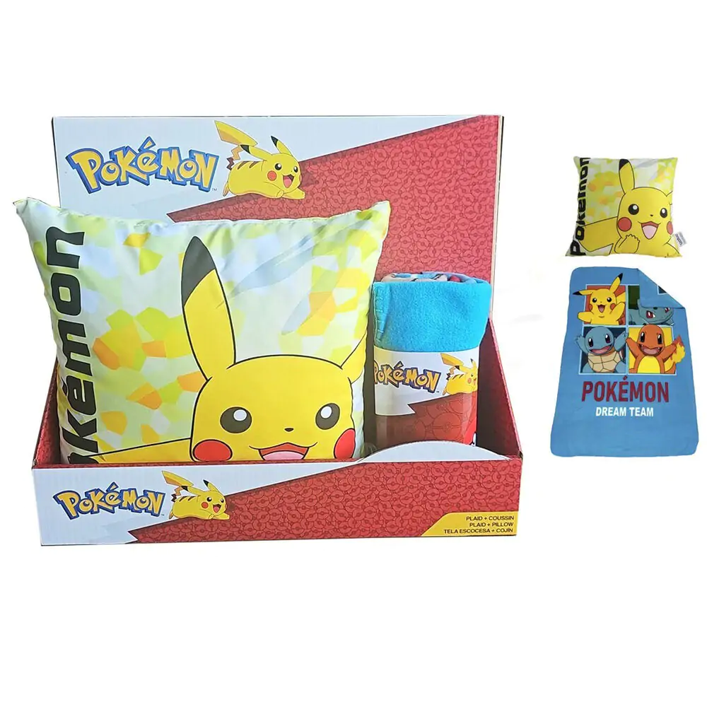 Pokemon polarna odeja + set blazine fotografija izdelka