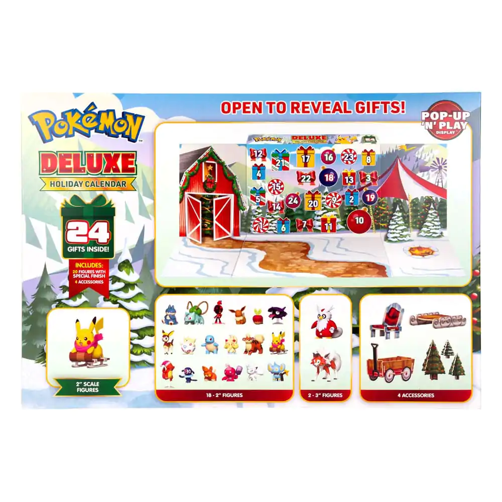 Pokémon Pop-Up 'N' Play Deluxe adventni koledar Holiday 2025 *Različica EN* fotografija izdelka