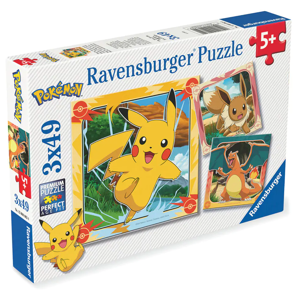 Pokemon sestavljanka 3x39 kosov fotografija izdelka