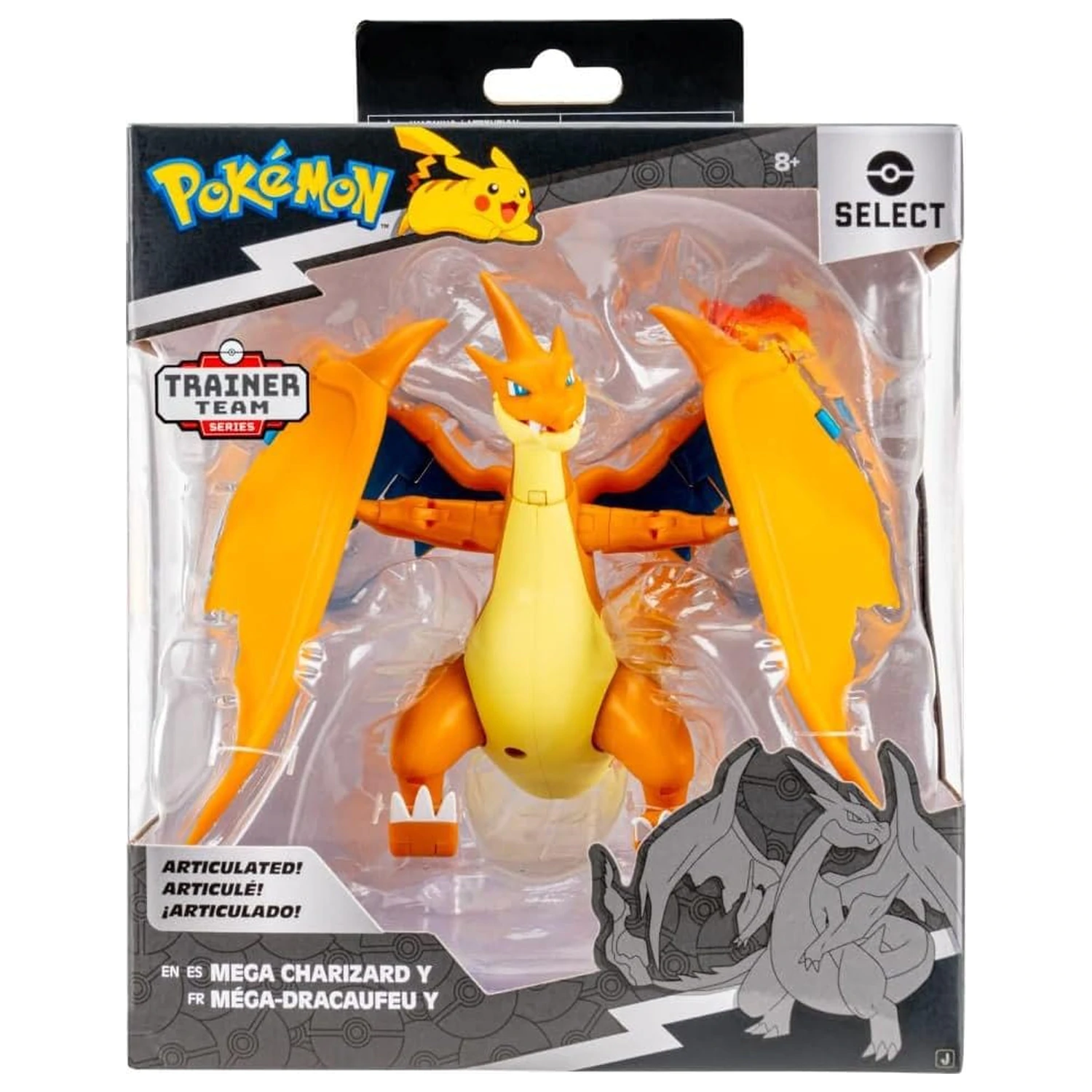 Pokémon Select Super-Articulated figura Mega Charizard Y 15 cm fotografija izdelka