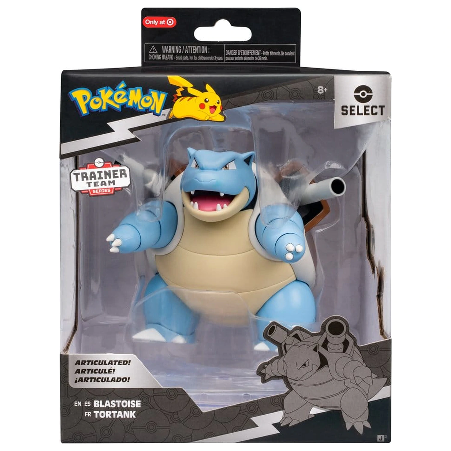 Pokémon Select super gibljiva akcijska figura Blastoise fotografija izdelka