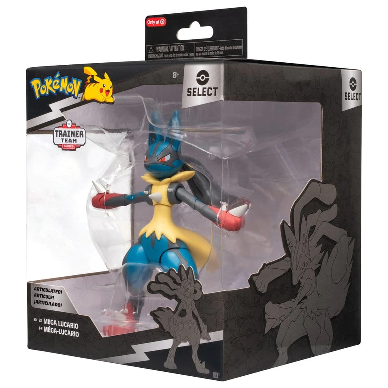 Pokémon Select Super-Articulated akcijska figura Mega Lucario fotografija izdelka