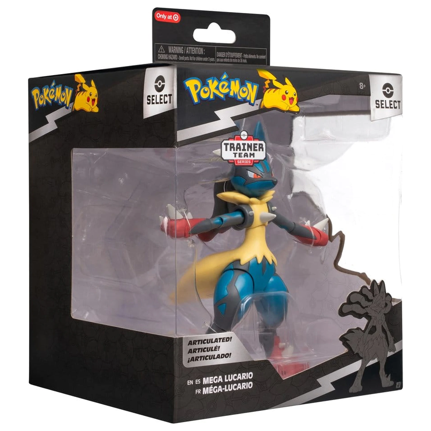 Pokémon Select Super-Articulated akcijska figura Mega Lucario fotografija izdelka