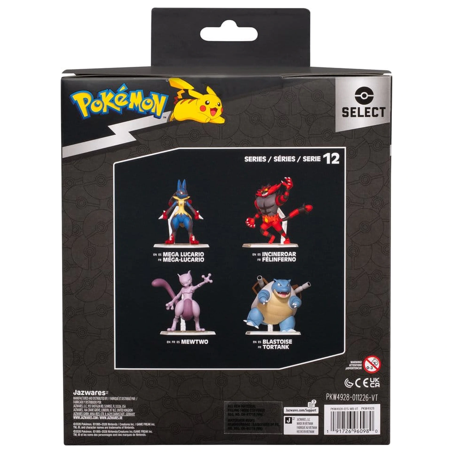 Pokémon Select Super-Articulated akcijska figura Mega Lucario fotografija izdelka