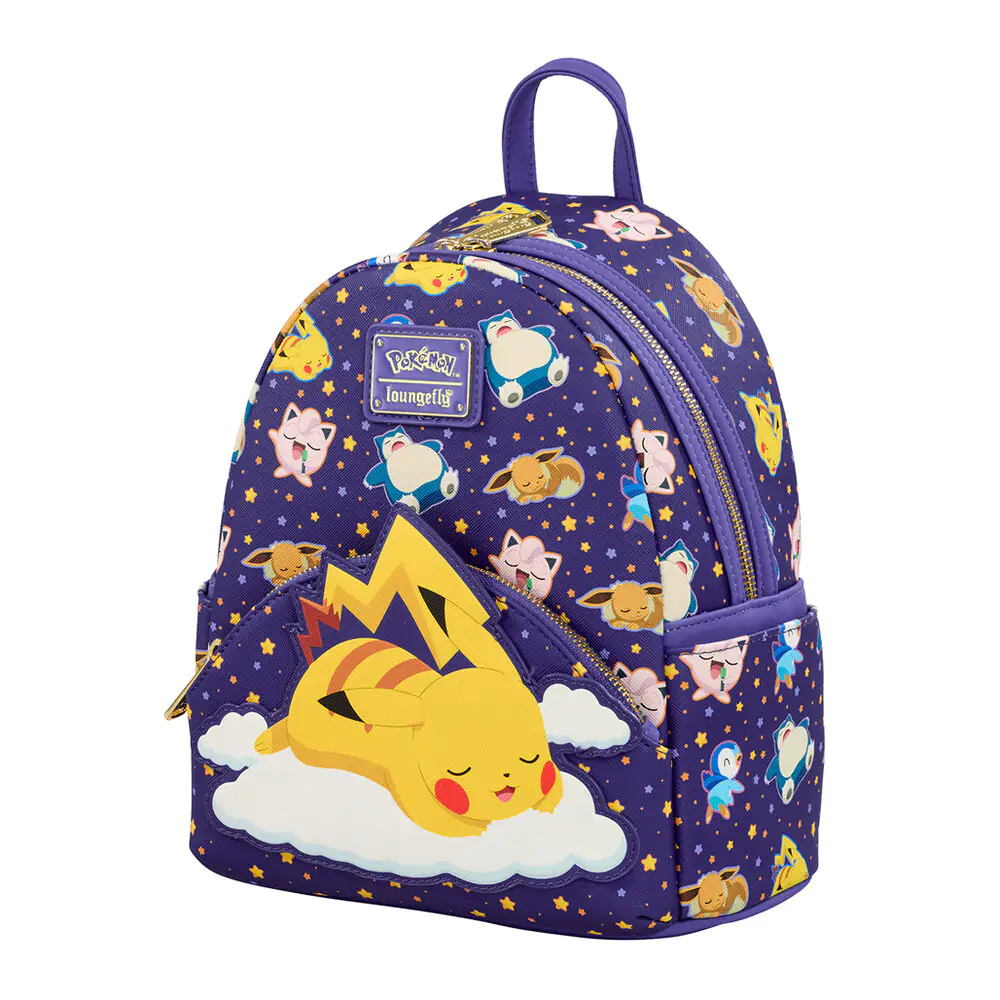 Loungefly Pokemon Sleeping Pikachu and Friends nahrbtnik fotografija izdelka