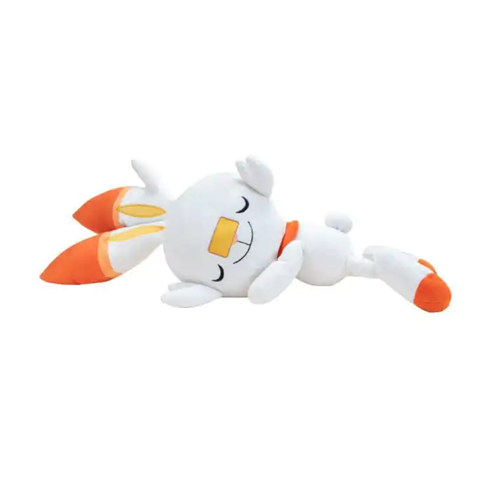 Pokémon Plišasta Figura Sleeping Scorbunny 45 cm fotografija izdelka