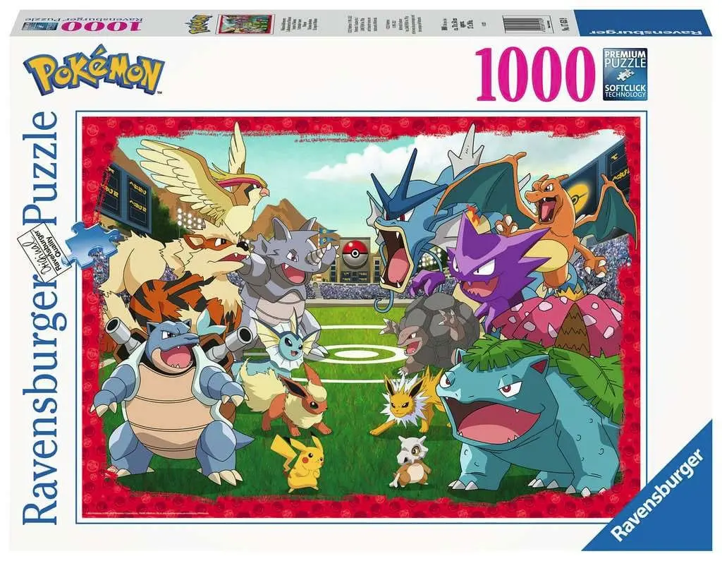 Pokémon sestavljanka Stadion (1000 kosov) fotografija izdelka